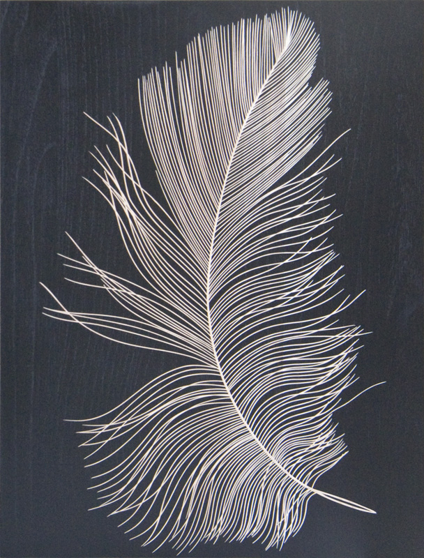 HP053 Wall Décor art wood panel hand carved botanical